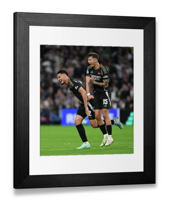 Framed Print : Real Madrid C.F. v Arsenal FC - UEFA Champions League 2024 / 25 Quarter Final Second Leg Framed Print : Real Madrid C.F. v Arsenal FC - UEFA Champions League 2024 / 25 Quarter Final Second Leg