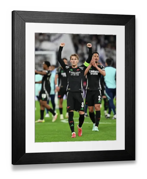 Framed Print : Real Madrid C.F. v Arsenal FC - UEFA Champions League 2024 / 25 Quarter Final Second Leg