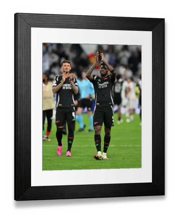 Framed Print : Real Madrid C.F. v Arsenal FC - UEFA Champions League 2024 / 25 Quarter Final Second Leg Framed Print : Real Madrid C.F. v Arsenal FC - UEFA Champions League 2024 / 25 Quarter Final Second Leg