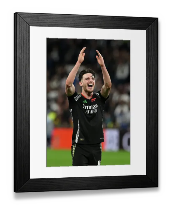 Framed Print : Real Madrid C.F. v Arsenal FC - UEFA Champions League 2024 / 25 Quarter Final Second Leg