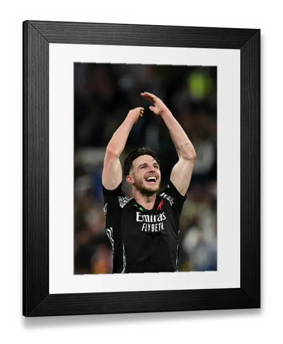 Framed Print : Real Madrid C.F. v Arsenal FC - UEFA Champions League 2024 / 25 Quarter Final Second Leg