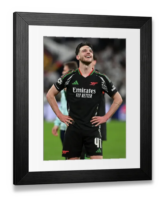 Framed Print : Real Madrid C.F. v Arsenal FC - UEFA Champions League 2024 / 25 Quarter Final Second Leg