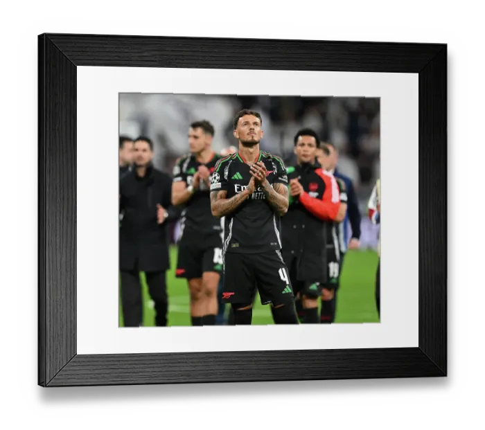 Framed Print : Real Madrid C.F. v Arsenal FC - UEFA Champions League 2024 / 25 Quarter Final Second Leg