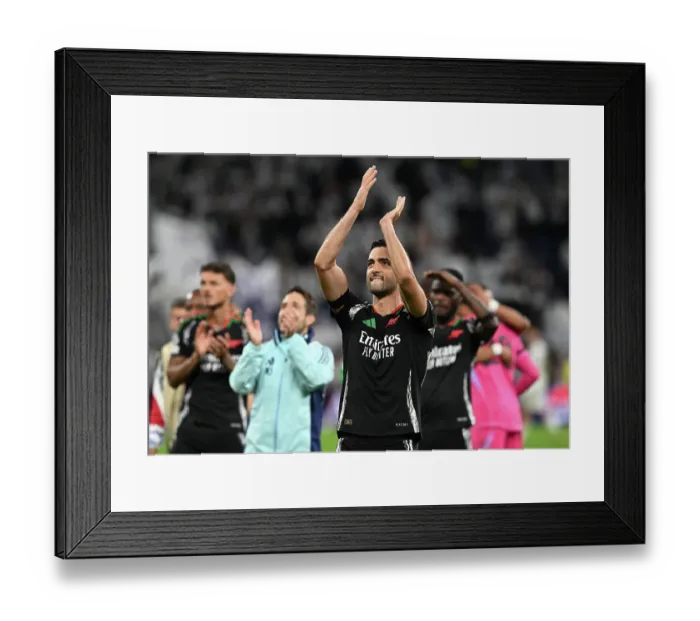 Framed Print : Real Madrid C.F. v Arsenal FC - UEFA Champions League 2024 / 25 Quarter Final Second Leg