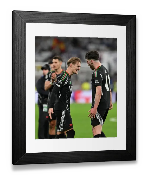 Framed Print : Real Madrid C.F. v Arsenal FC - UEFA Champions League 2024 / 25 Quarter Final Second Leg Framed Print : Real Madrid C.F. v Arsenal FC - UEFA Champions League 2024 / 25 Quarter Final Second Leg