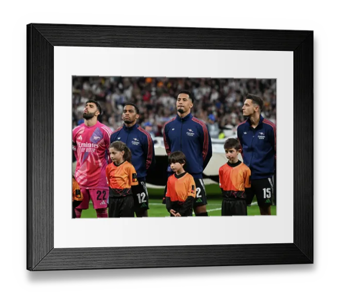 Framed Print : Real Madrid C.F. v Arsenal FC - UEFA Champions League 2024 / 25 Quarter Final Second Leg Framed Print : Real Madrid C.F. v Arsenal FC - UEFA Champions League 2024 / 25 Quarter Final Second Leg
