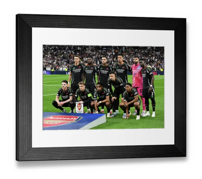 Framed Print : Real Madrid C.F. v Arsenal FC - UEFA Champions League 2024 / 25 Quarter Final Second Leg
