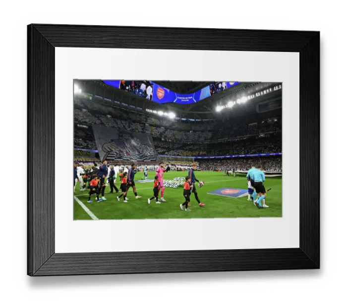 Framed Print : Real Madrid C.F. v Arsenal FC - UEFA Champions League 2024 / 25 Quarter Final Second Leg Framed Print : Real Madrid C.F. v Arsenal FC - UEFA Champions League 2024 / 25 Quarter Final Second Leg