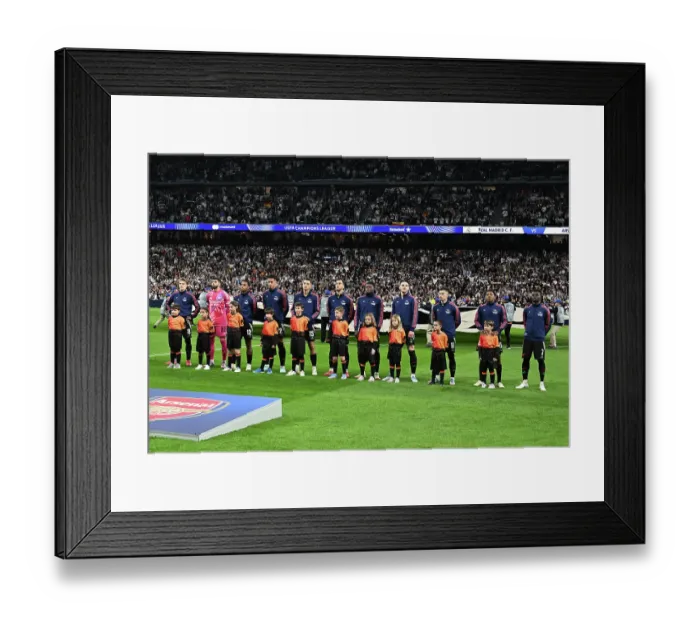 Framed Print : Real Madrid C.F. v Arsenal FC - UEFA Champions League 2024 / 25 Quarter Final Second Leg Framed Print : Real Madrid C.F. v Arsenal FC - UEFA Champions League 2024 / 25 Quarter Final Second Leg
