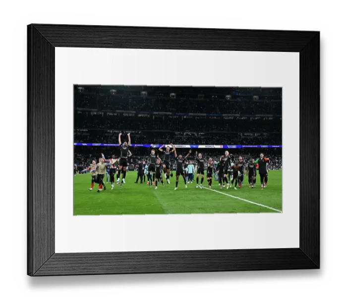 Framed Print : Real Madrid C.F. v Arsenal FC - UEFA Champions League 2024 / 25 Quarter Final Second Leg Framed Print : Real Madrid C.F. v Arsenal FC - UEFA Champions League 2024 / 25 Quarter Final Second Leg