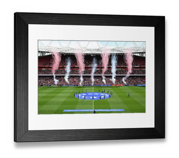 Framed Print : Arsenal WFC v Olympique Lyonnais - UEFA Women's Champions League Semi Final First Leg Arsenal WFC v Olympique Lyonnais - UEFA Women's Champions League Semi Final First Leg Framed Print : Arsenal WFC v Olympique Lyonnais - UEFA Women's Champions League Semi Final First Leg Arsenal WFC v Olympique Lyonnais - UEFA Women's Champions League Semi Final First Leg
