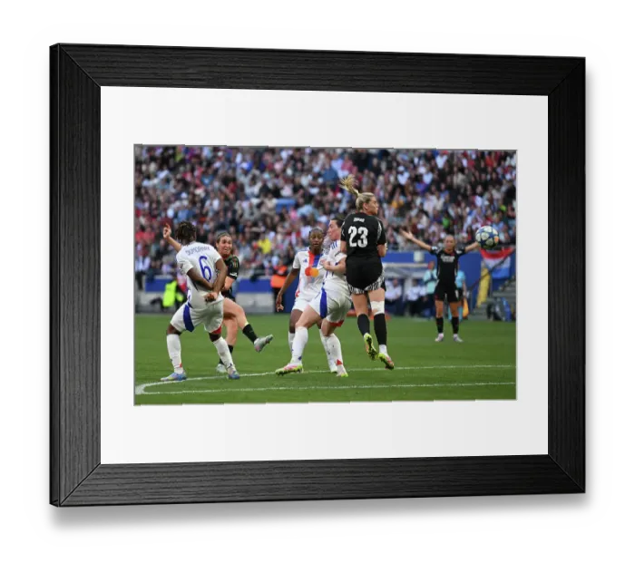 Framed Print : Olympique Lyonnais v Arsenal WFC - UEFA Women's Champions League Semi Final Second Leg Olympique Lyonnais v Arsenal WFC - UEFA Women's Champions League Semi Final Second Leg Framed Print : Olympique Lyonnais v Arsenal WFC - UEFA Women's Champions League Semi Final Second Leg Olympique Lyonnais v Arsenal WFC - UEFA Women's Champions League Semi Final Second Leg