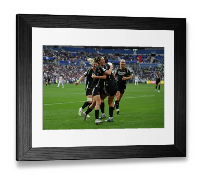 Framed Print : Olympique Lyonnais v Arsenal WFC - UEFA Women's Champions League Semi Final Second Leg Olympique Lyonnais v Arsenal WFC - UEFA Women's Champions League Semi Final Second Leg Framed Print : Olympique Lyonnais v Arsenal WFC - UEFA Women's Champions League Semi Final Second Leg Olympique Lyonnais v Arsenal WFC - UEFA Women's Champions League Semi Final Second Leg