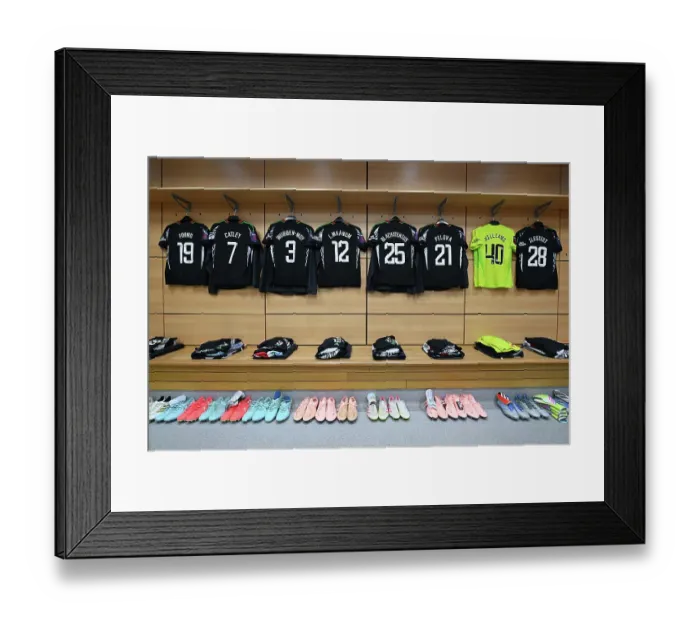 Framed Print : Aston Villa FC v Arsenal FC - Barclays Women's Super League Aston Villa FC v Arsenal FC - Barclays Women's Super League
