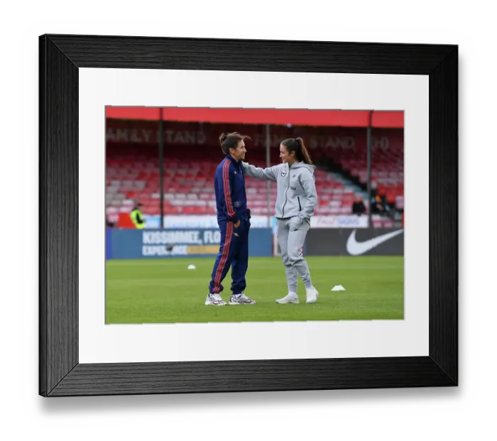 Framed Print : Brighton & Hove Albion FC v Arsenal FC - Barclays Women's Super League Brighton & Hove Albion FC v Arsenal FC - Barclays Women's Super League
