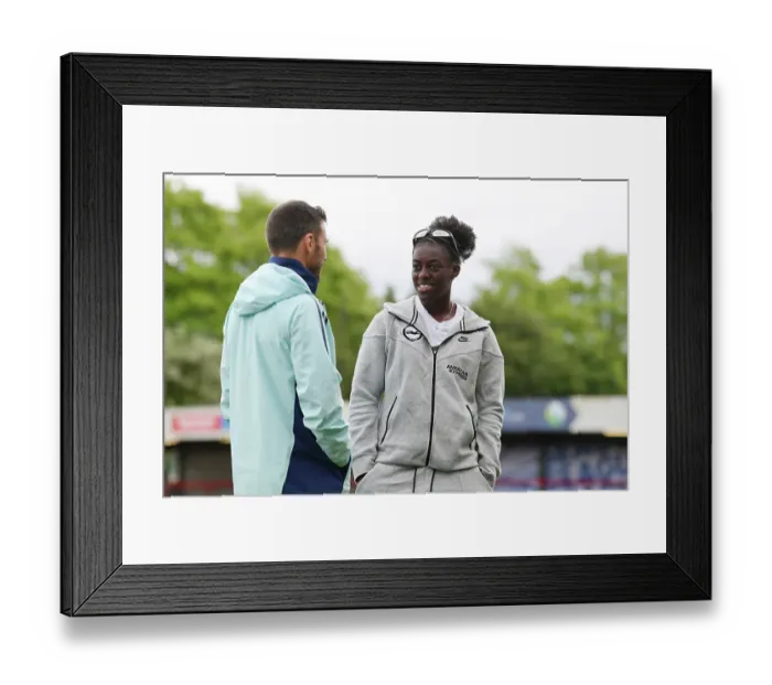 Framed Print : Brighton & Hove Albion FC v Arsenal FC - Barclays Women's Super League Brighton & Hove Albion FC v Arsenal FC - Barclays Women's Super League
