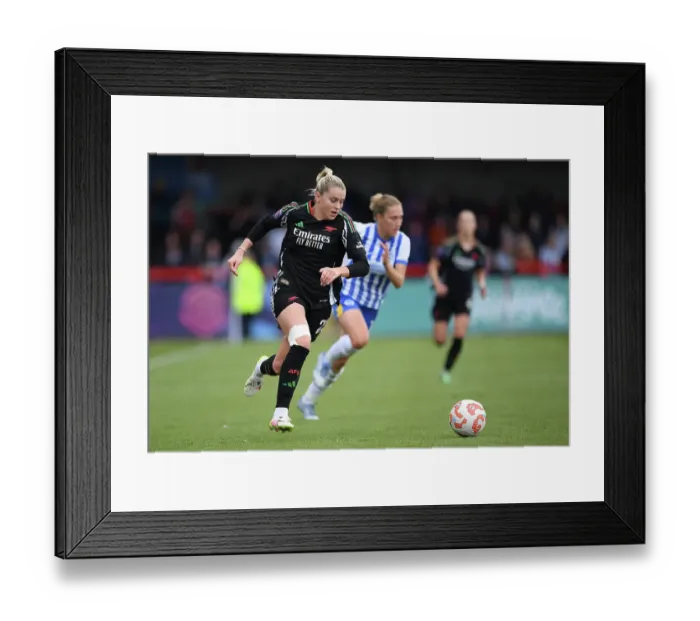 Framed Print : Brighton & Hove Albion FC v Arsenal FC - Barclays Women's Super League Brighton & Hove Albion FC v Arsenal FC - Barclays Women's Super League
