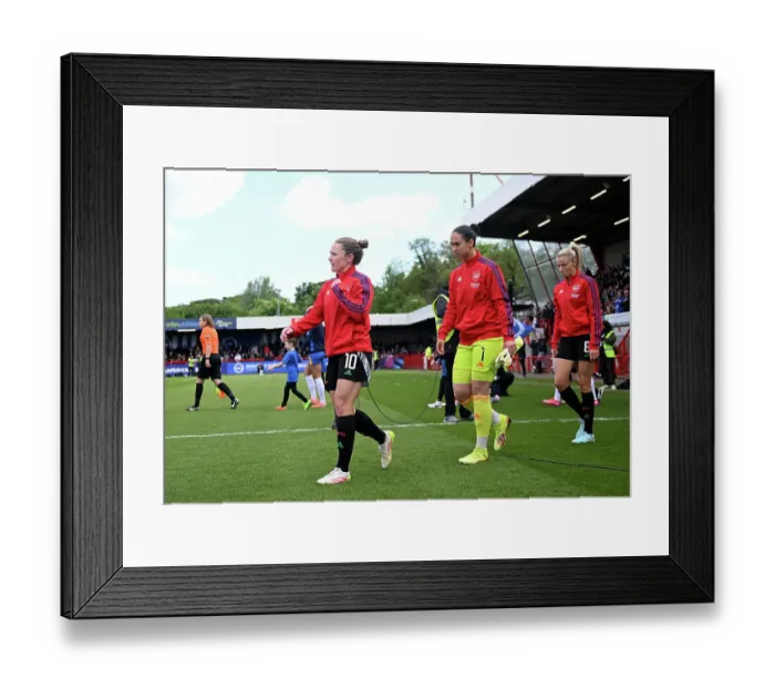 Framed Print : Brighton & Hove Albion FC v Arsenal FC - Barclays Women's Super League Brighton & Hove Albion FC v Arsenal FC - Barclays Women's Super League