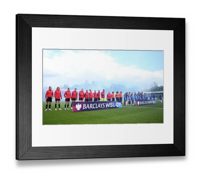 Framed Print : Brighton & Hove Albion FC v Arsenal FC - Barclays Women's Super League Brighton & Hove Albion FC v Arsenal FC - Barclays Women's Super League