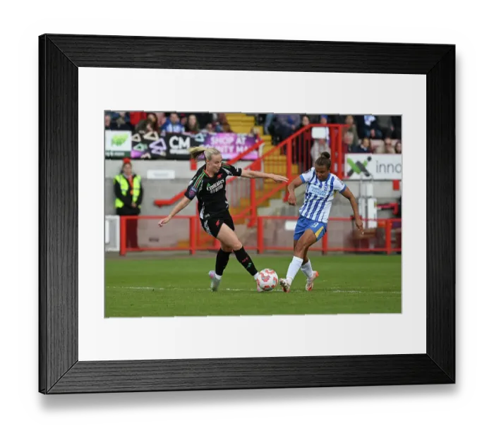 Framed Print : Brighton & Hove Albion FC v Arsenal FC - Barclays Women's Super League Brighton & Hove Albion FC v Arsenal FC - Barclays Women's Super League