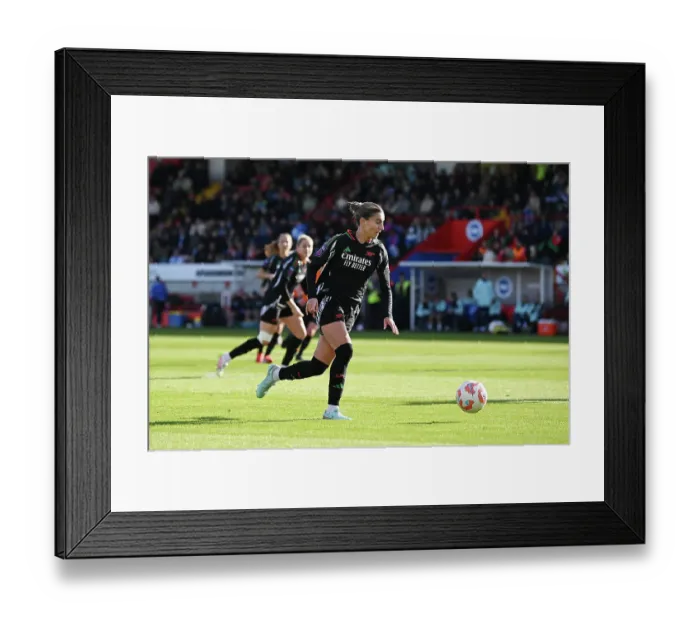 Framed Print : Brighton & Hove Albion FC v Arsenal FC - Barclays Women's Super League Brighton & Hove Albion FC v Arsenal FC - Barclays Women's Super League