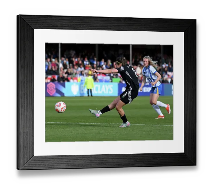 Framed Print : Brighton & Hove Albion FC v Arsenal FC - Barclays Women's Super League Brighton & Hove Albion FC v Arsenal FC - Barclays Women's Super League