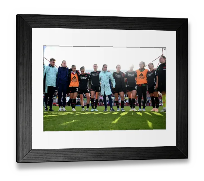 Framed Print : Brighton & Hove Albion FC v Arsenal FC - Barclays Women's Super League Brighton & Hove Albion FC v Arsenal FC - Barclays Women's Super League
