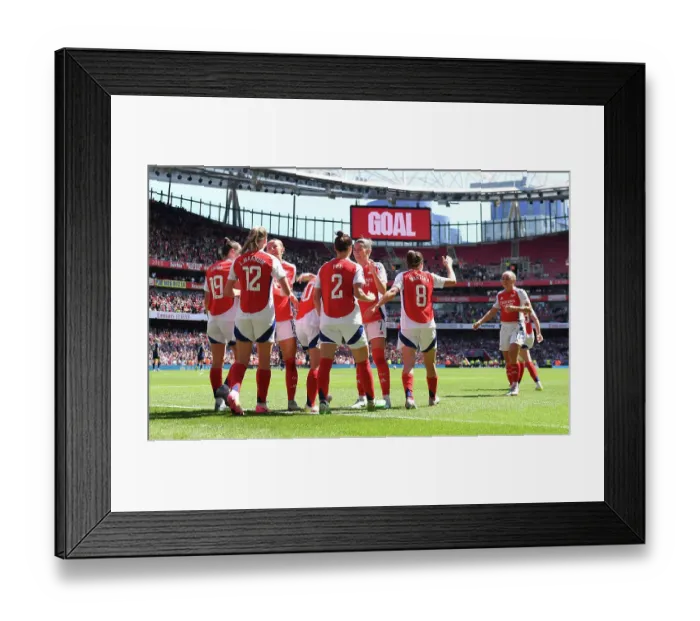 Framed Print : Arsenal FC v Manchester United FC - Barclays Women's Super League Arsenal FC v Manchester United FC - Barclays Women's Super League