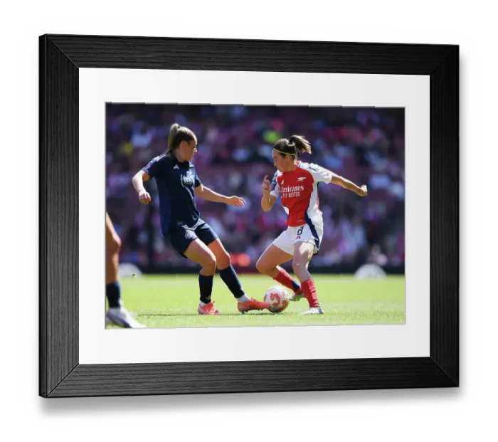Framed Print : Arsenal FC v Manchester United FC - Barclays Women's Super League Arsenal FC v Manchester United FC - Barclays Women's Super League