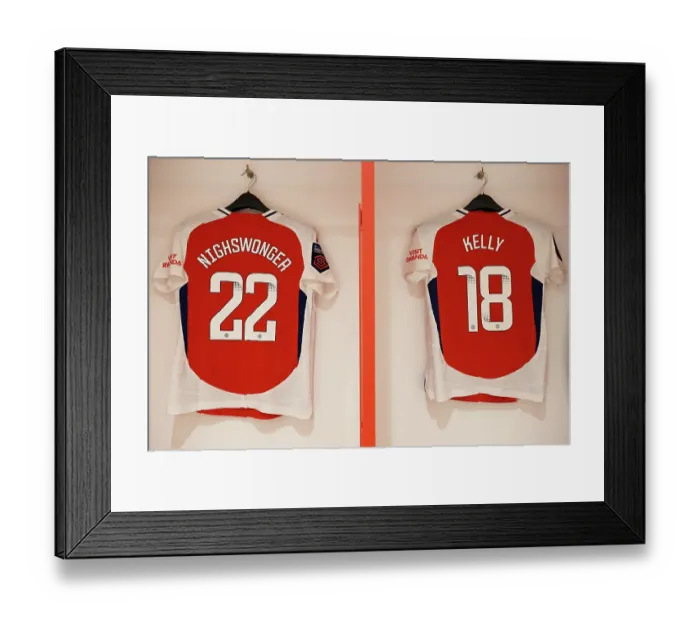 Framed Print : Arsenal FC v Manchester United FC - Barclays Women's Super League Arsenal FC v Manchester United FC - Barclays Women's Super League