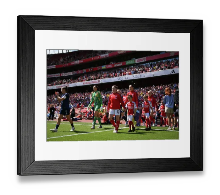 Framed Print : Arsenal FC v Manchester United FC - Barclays Women's Super League Arsenal FC v Manchester United FC - Barclays Women's Super League