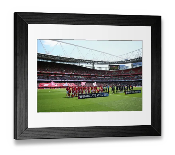 Framed Print : Arsenal FC v Manchester United FC - Barclays Women's Super League Arsenal FC v Manchester United FC - Barclays Women's Super League Framed Print : Arsenal FC v Manchester United FC - Barclays Women's Super League Arsenal FC v Manchester United FC - Barclays Women's Super League