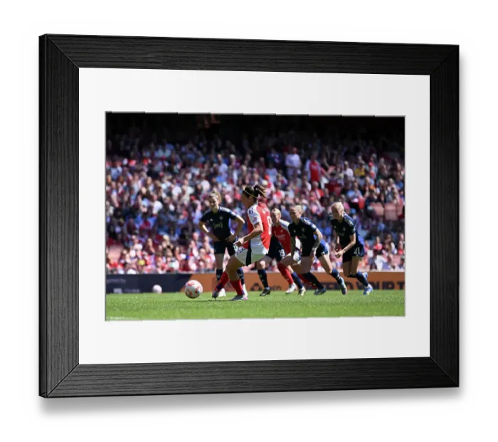 Framed Print : Arsenal FC v Manchester United FC - Barclays Women's Super League Arsenal FC v Manchester United FC - Barclays Women's Super League