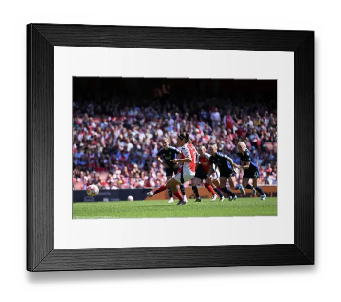 Framed Print : Arsenal FC v Manchester United FC - Barclays Women's Super League Arsenal FC v Manchester United FC - Barclays Women's Super League