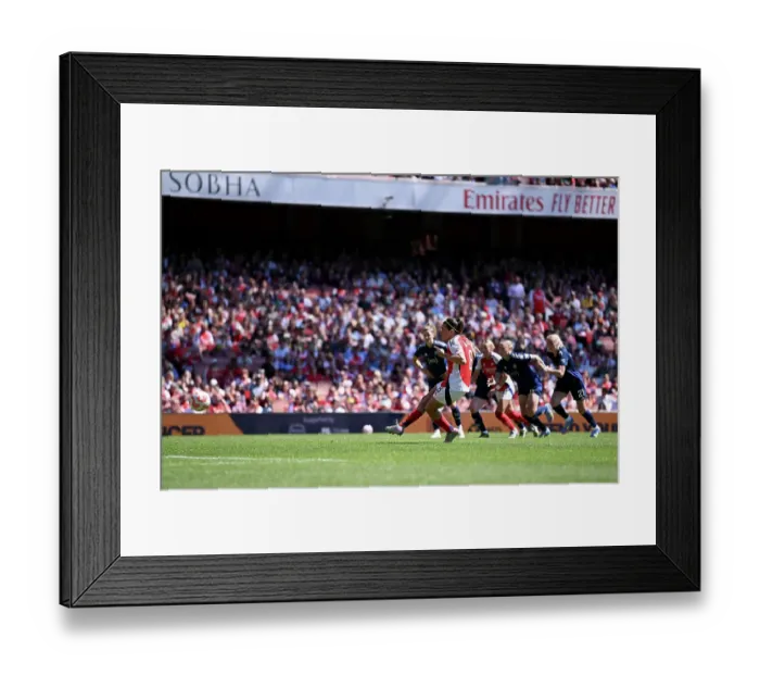 Framed Print : Arsenal FC v Manchester United FC - Barclays Women's Super League Arsenal FC v Manchester United FC - Barclays Women's Super League