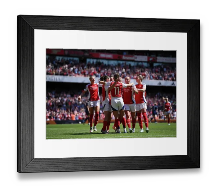 Framed Print : Arsenal FC v Manchester United FC - Barclays Women's Super League Arsenal FC v Manchester United FC - Barclays Women's Super League