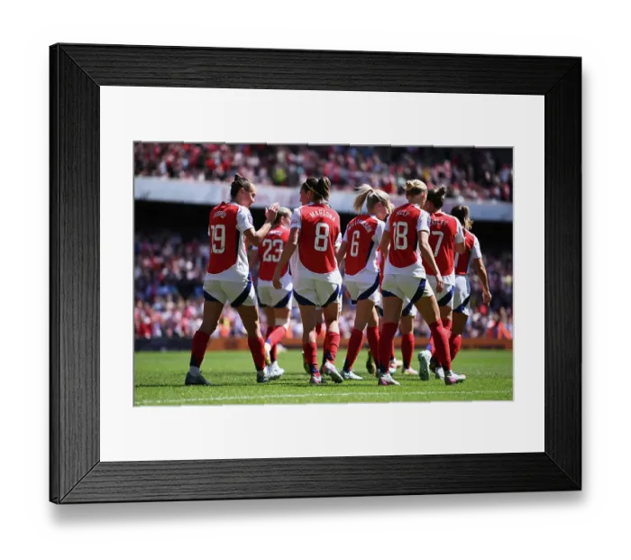 Framed Print : Arsenal FC v Manchester United FC - Barclays Women's Super League Arsenal FC v Manchester United FC - Barclays Women's Super League
