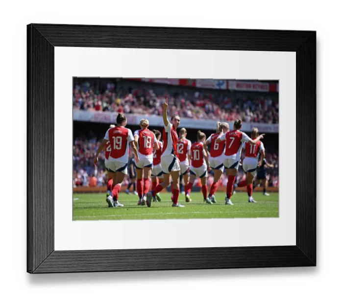 Framed Print : Arsenal FC v Manchester United FC - Barclays Women's Super League Arsenal FC v Manchester United FC - Barclays Women's Super League