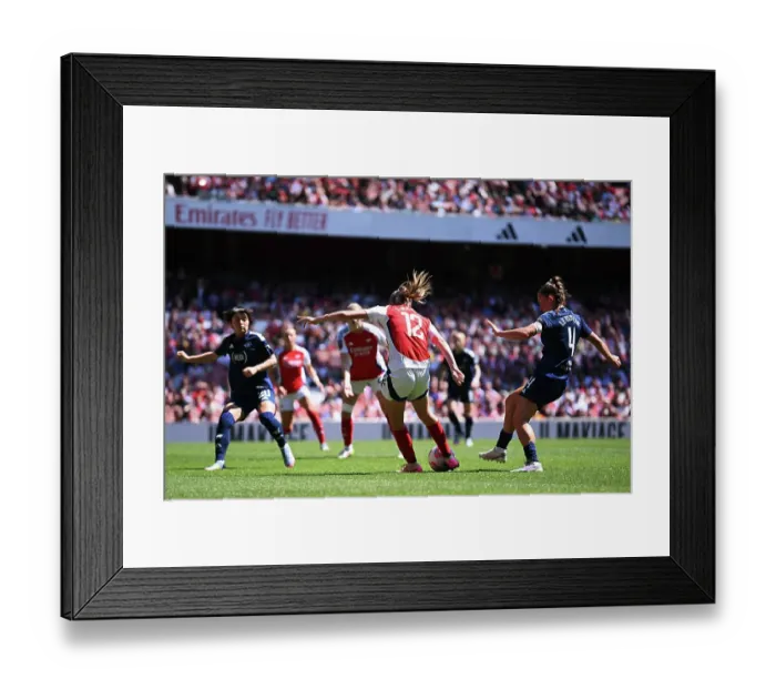 Framed Print : Arsenal FC v Manchester United FC - Barclays Women's Super League Arsenal FC v Manchester United FC - Barclays Women's Super League