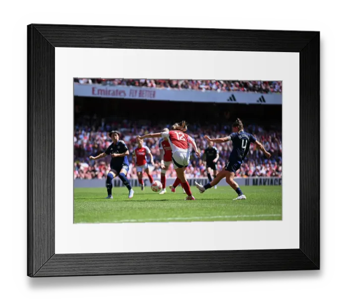 Framed Print : Arsenal FC v Manchester United FC - Barclays Women's Super League Arsenal FC v Manchester United FC - Barclays Women's Super League