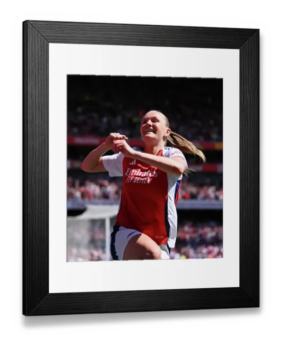Framed Print : Arsenal FC v Manchester United FC - Barclays Women's Super League Arsenal FC v Manchester United FC - Barclays Women's Super League