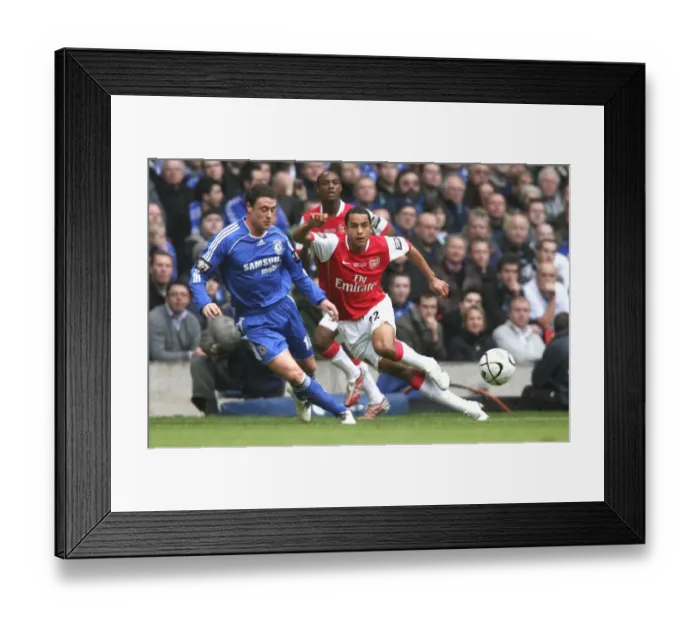 Framed Print : The Carling Cup Final Showdown: Walcott vs. Bridge - Arsenal 1:2 Chelsea, Millennium Stadium, 2007 Framed Print : The Carling Cup Final Showdown: Walcott vs. Bridge - Arsenal 1:2 Chelsea, Millennium Stadium, 2007