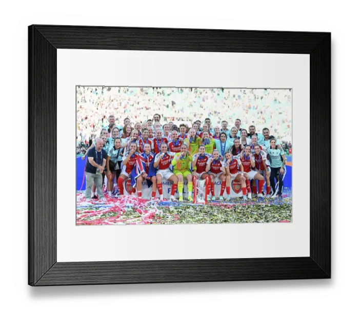 Framed Print : Arsenal WFC v FC Barcelona - UEFA Women's Champions League Final Arsenal WFC v FC Barcelona - UEFA Women's Champions League Final