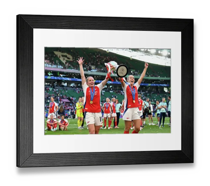 Framed Print : Arsenal WFC v FC Barcelona - UEFA Women's Champions League Final Arsenal WFC v FC Barcelona - UEFA Women's Champions League Final