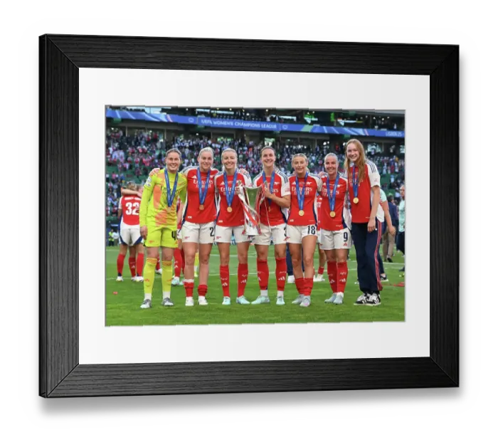 Framed Print : FC Barcelona v Arsenal WFC - UEFA Women's Champions League Final FC Barcelona v Arsenal WFC - UEFA Women's Champions League Final