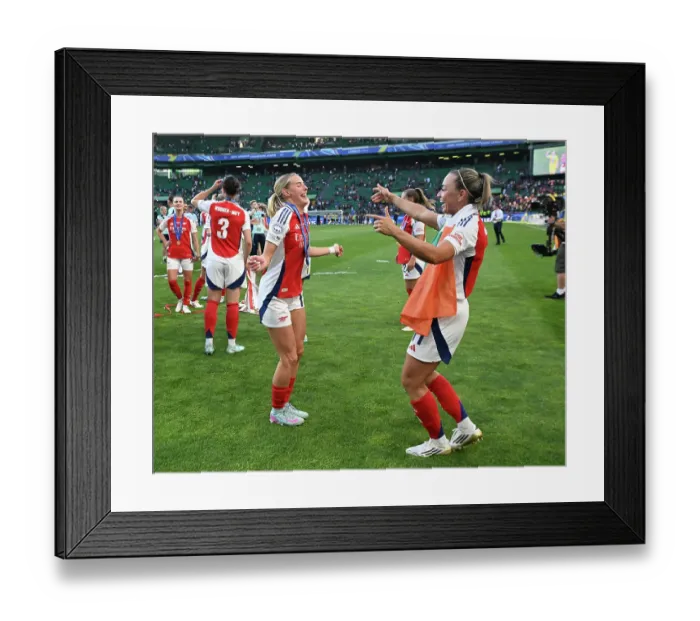 Framed Print : FC Barcelona v Arsenal WFC - UEFA Women's Champions League Final FC Barcelona v Arsenal WFC - UEFA Women's Champions League Final