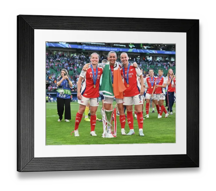 Framed Print : FC Barcelona v Arsenal WFC - UEFA Women's Champions League Final FC Barcelona v Arsenal WFC - UEFA Women's Champions League Final