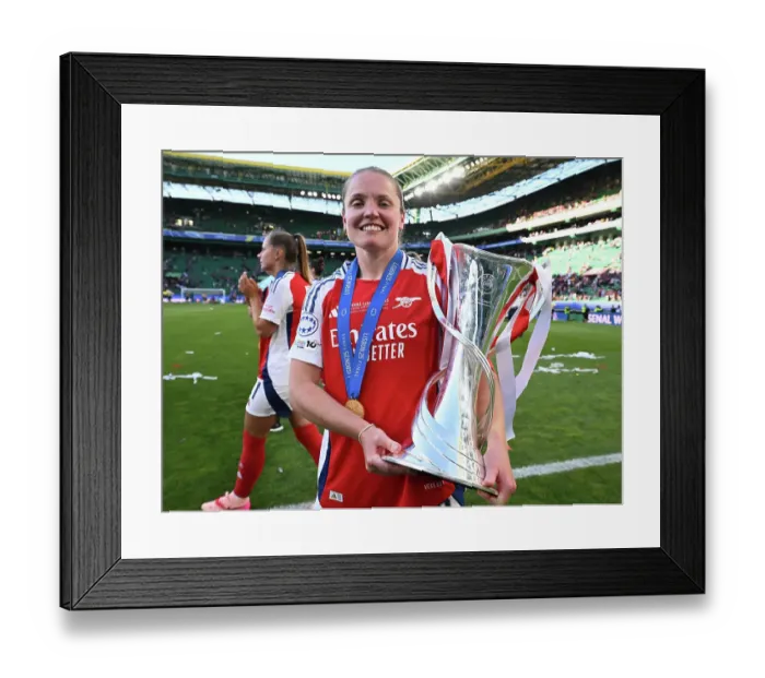 Framed Print : FC Barcelona v Arsenal WFC - UEFA Women's Champions League Final FC Barcelona v Arsenal WFC - UEFA Women's Champions League Final