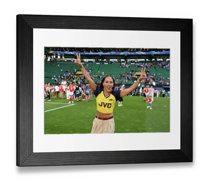 Framed Print : Arsenal WFC v FC Barcelona - UEFA Women's Champions League Final Arsenal WFC v FC Barcelona - UEFA Women's Champions League Final