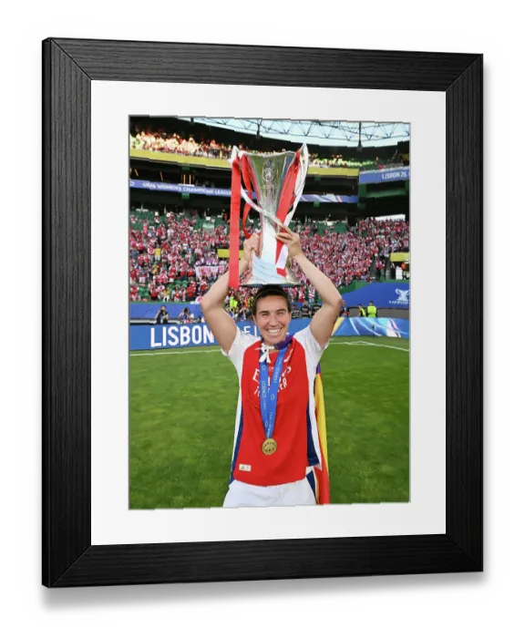 Framed Print : Arsenal WFC v FC Barcelona - UEFA Women's Champions League Final Arsenal WFC v FC Barcelona - UEFA Women's Champions League Final